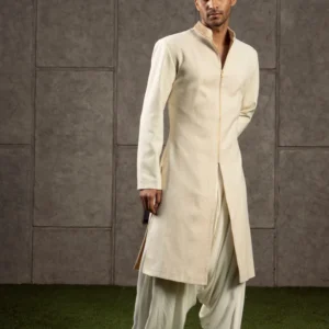 GOLD SHERWANI SET
